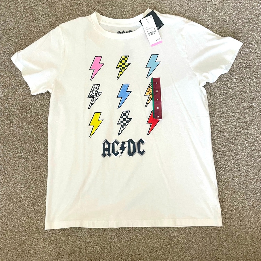 AC/DC White T-Shirt